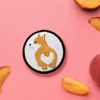White Corgi Bum Patch