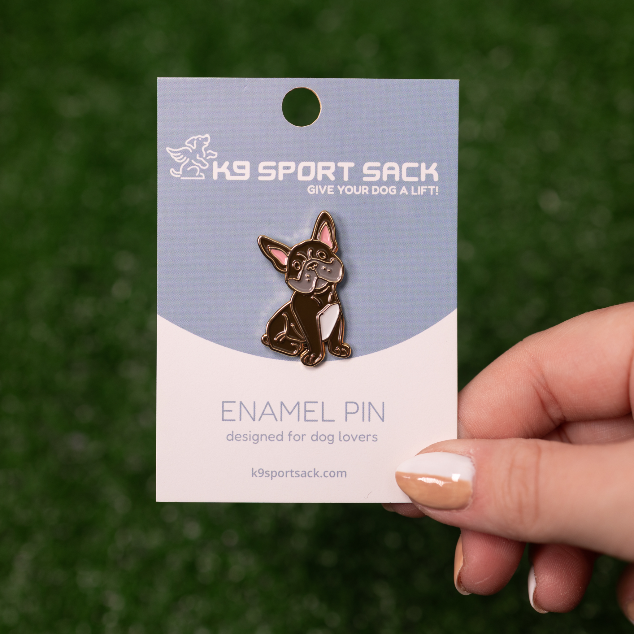 Good Frenchie Enamel Pin