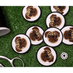 Pug Face Circle Patch