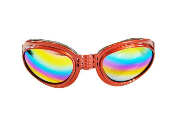 Red Frame Dog Goggles