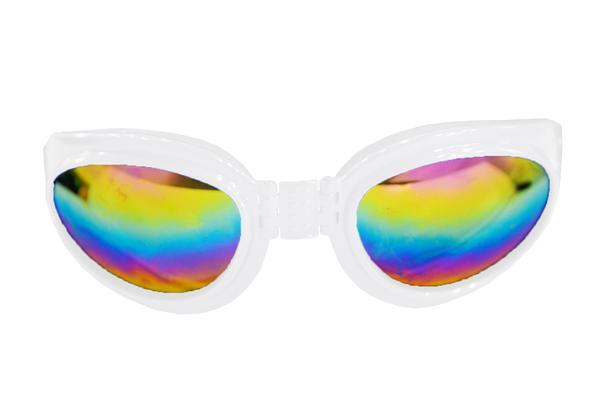 White Frame Dog Goggles